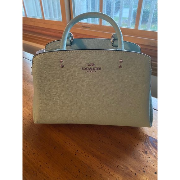 NWOT COACH Mini Lillie Carryall Powder Blue - Picture 14 of 15
